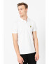 Lyle & Scott Tricou polo din material pique cu broderie logo discreta - Pled.ro