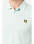 Lyle & Scott Tricou polo din material pique cu broderie logo discreta - Pled.ro