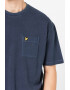 Lyle & Scott Tricou supradimensionat din bumbac cu buzunar pe piept - Pled.ro