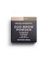 Makeup Revolution Pudra pentru sprancene Revolution PRO Duo Dark Brown 22 g - Pled.ro