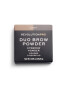 Makeup Revolution Pudra pentru sprancene Revolution PRO Duo Ebony 22 g - Pled.ro