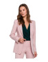 Makover Blazer elegant Makeover Cu nasture Poliester Elastan Roz - Pled.ro