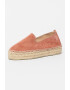 Manebi Espadrile flatform de piele intoarsa - Pled.ro