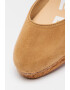 Manebi Sandale-espadrile wedge de piele intoarsa - Pled.ro