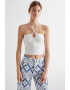 Mango Blugi crop cu model tie-dye - Pled.ro