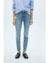 Mango Blugi skinny cu talie medie Pushup - Pled.ro