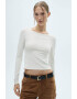 Mango Bluza crop Rira - Pled.ro