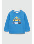 Mango Bluza de bumbac cu imprimeu grafic Taxi - Pled.ro