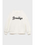 Mango Bluza de trening cu broderie text Brooklyn - Pled.ro