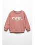 Mango Bluza de trening cu detalii grafice si text Cool Them - Pled.ro