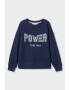 Mango Bluza sport cu broderie text Power - Pled.ro