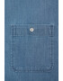 Mango Camasa de denim cu buzunare aplicate pe piept Austin - Pled.ro