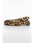 Mango Curea de piele cu animal print - Pled.ro