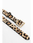 Mango Curea de piele cu animal print - Pled.ro