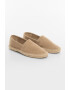 Mango Espadrile din piele intoarsa Yute - Pled.ro