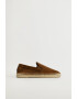 Mango Espadrile slip-on de piele intoarsa Slipon - Pled.ro