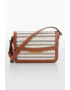 Mango Geanta crossbody cu dungi - Pled.ro