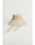 Mango Palarie bucket din amestec de in cu benzi decorative Lamp - Pled.ro