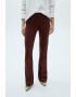 Mango Pantaloni bootcut din bumbac Velveton - Pled.ro