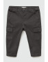 Mango Pantaloni cargo cu talie elastica - Pled.ro