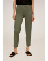 Mango Pantaloni crop cu talie inalta Alberton - Pled.ro