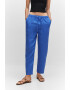 Mango Pantaloni crop de in cu snur - Pled.ro