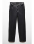 Mango Pantaloni crop din piele ecologica Lille - Pled.ro