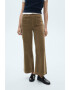 Mango Pantaloni crop evazati din reiat Catherip - Pled.ro