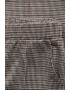 Mango Pantaloni cu croiala ampla si model houndstooth Pepi - Pled.ro