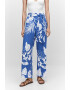 Mango Pantaloni cu imprimeu tropical Twist - Pled.ro