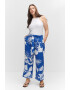 Mango Pantaloni cu imprimeu tropical Twist - Pled.ro