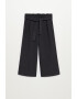 Mango Pantaloni culotte cu cordon in talie Mar - Pled.ro