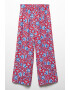 Mango Pantaloni culotte cu imprimeu floral Life - Pled.ro