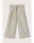 Mango Pantaloni culotte cu model in dungi Begur - Pled.ro