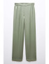 Mango Pantaloni de satin cu talie elastica Massim - Pled.ro