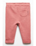 Mango Pantaloni de trening din bumbac cu snur Cyrus Them - Pled.ro