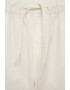 Mango Pantaloni din amestec de in cu snur in talie Comfy - Pled.ro