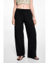 Mango Pantaloni din amestec de in cu snur in talie Comfy - Pled.ro