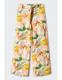 Mango Pantaloni din bumbac cu model tropical Loro - Pled.ro