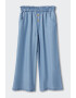 Mango Pantaloni din material chambray cu buzunare oblice Fernando - Pled.ro