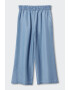 Mango Pantaloni din material chambray cu buzunare oblice Fernando - Pled.ro