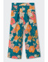 Mango Pantaloni drepti cu model floral Sorbete - Pled.ro