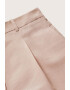 Mango Pantaloni scurti din amestec de bumbac organic cu terminatie rasucita Shorty - Pled.ro