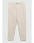 Mango Pantaloni slim fit din amestec de in Romelino - Pled.ro