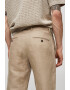 Mango Pantaloni slim fit din in Oyster - Pled.ro