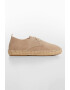 Mango Pantofi-espadrile din piele intoarsa Jimmy - Pled.ro