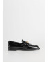 Mango Pantofi loafer din piele ecologica cu aspect lacuit Mask - Pled.ro