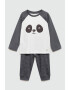 Mango Pijama cu maneci raglan Panda - Pled.ro