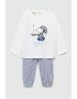 Mango Pijama din bumbac cu imprimeu cu Snoopy - Pled.ro