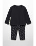 Mango Pijama lunga cu imprimeu Halloween Ghost - Pled.ro